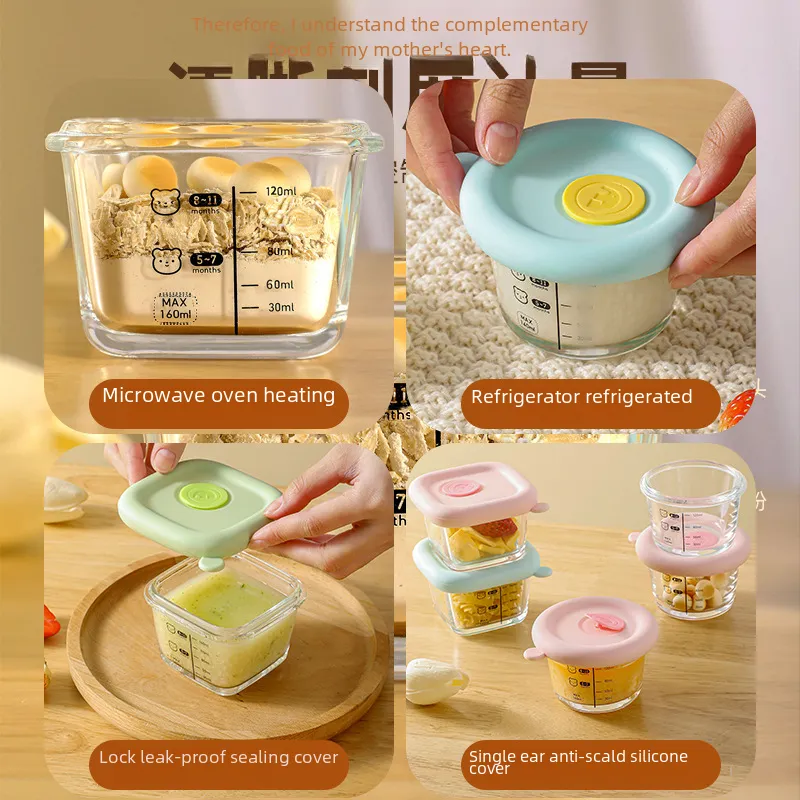 Silicone Baby Food Supplement Box Set