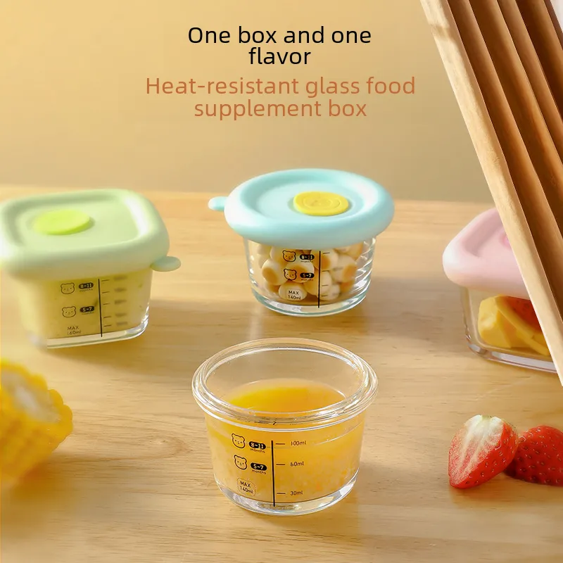 Silicone Baby Food Supplement Box Set