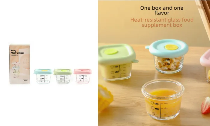 Silicone Baby Food Supplement Box Set