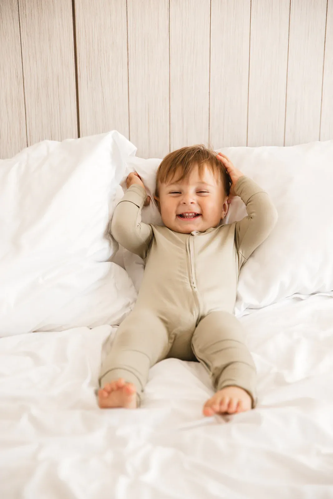 Snuggle Shield Luxe Bamboo Footless Romper