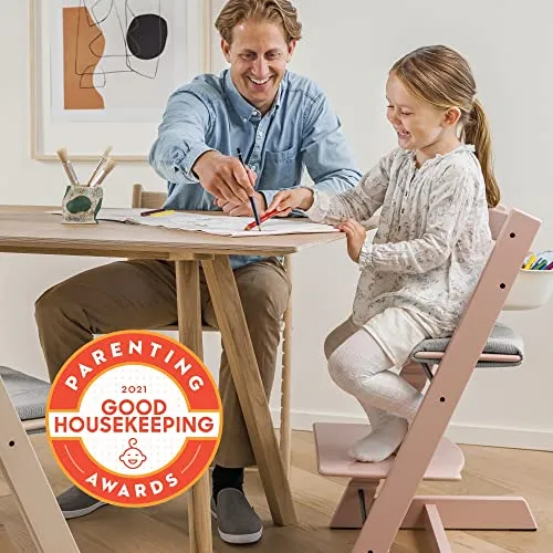 Stokke: Tripp Trapp Adjustable Chair with Cushion - Convertible, Comfortable & Ergonomic