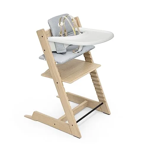 Stokke: Tripp Trapp Adjustable Chair with Cushion - Convertible, Comfortable & Ergonomic