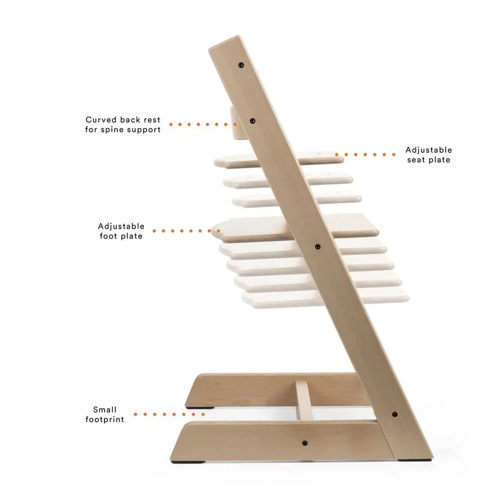 Stokke: Tripp Trapp Adjustable Chair with Cushion - Convertible, Comfortable & Ergonomic