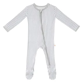 Stone Striped Footie