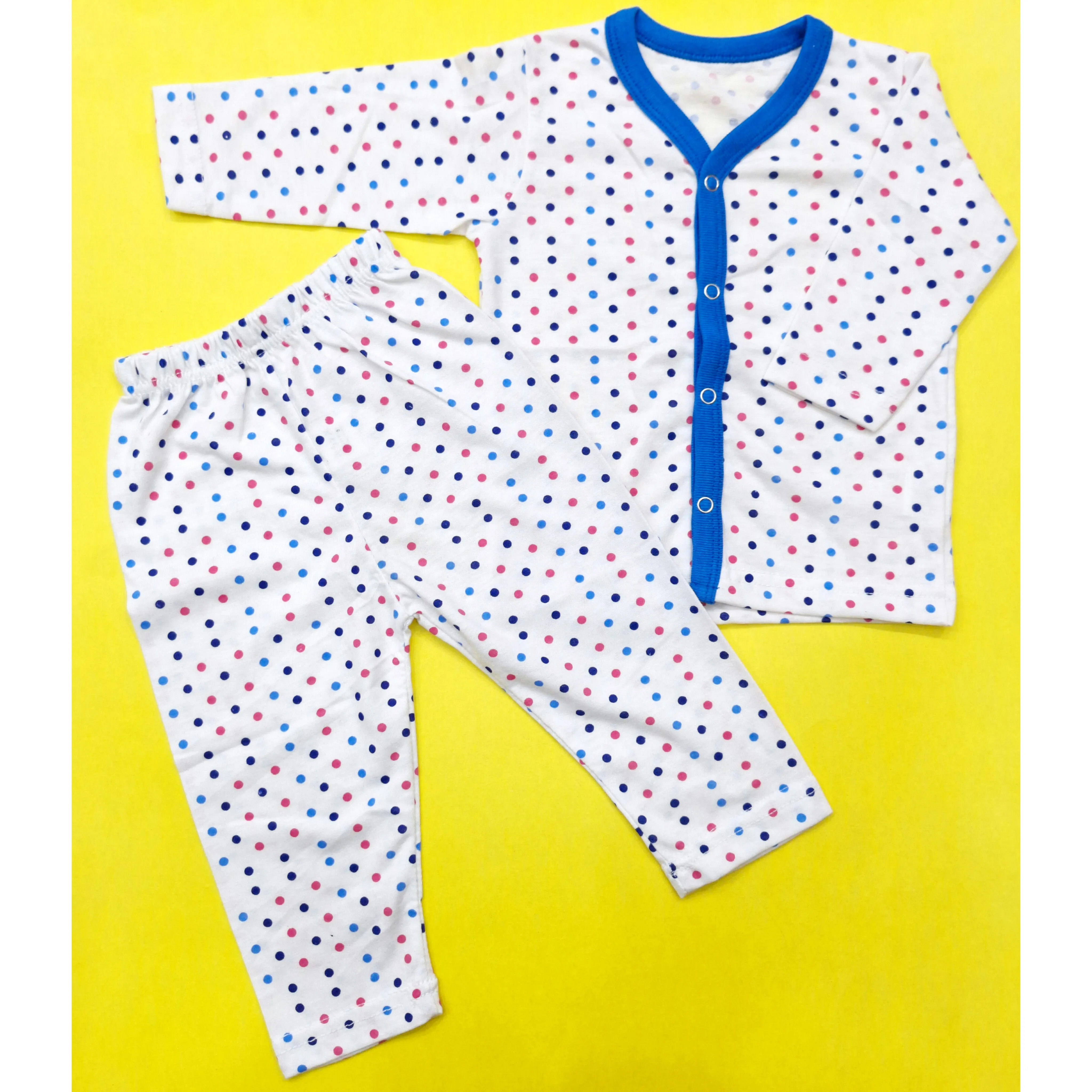 TBS - Night Suit - Blue Polka