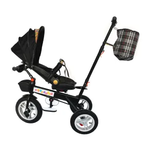 TOYPENTER 3 in 1 Baby Stroller/Kids Tricycle with Removable Canopy, Parental Adjust Push Handle for Kids | Boys | Girls Age 0 Months - 5 Years