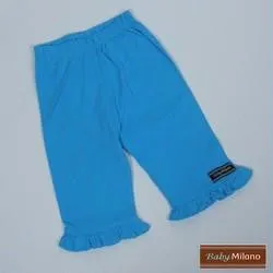 Turquoise Frill Pants