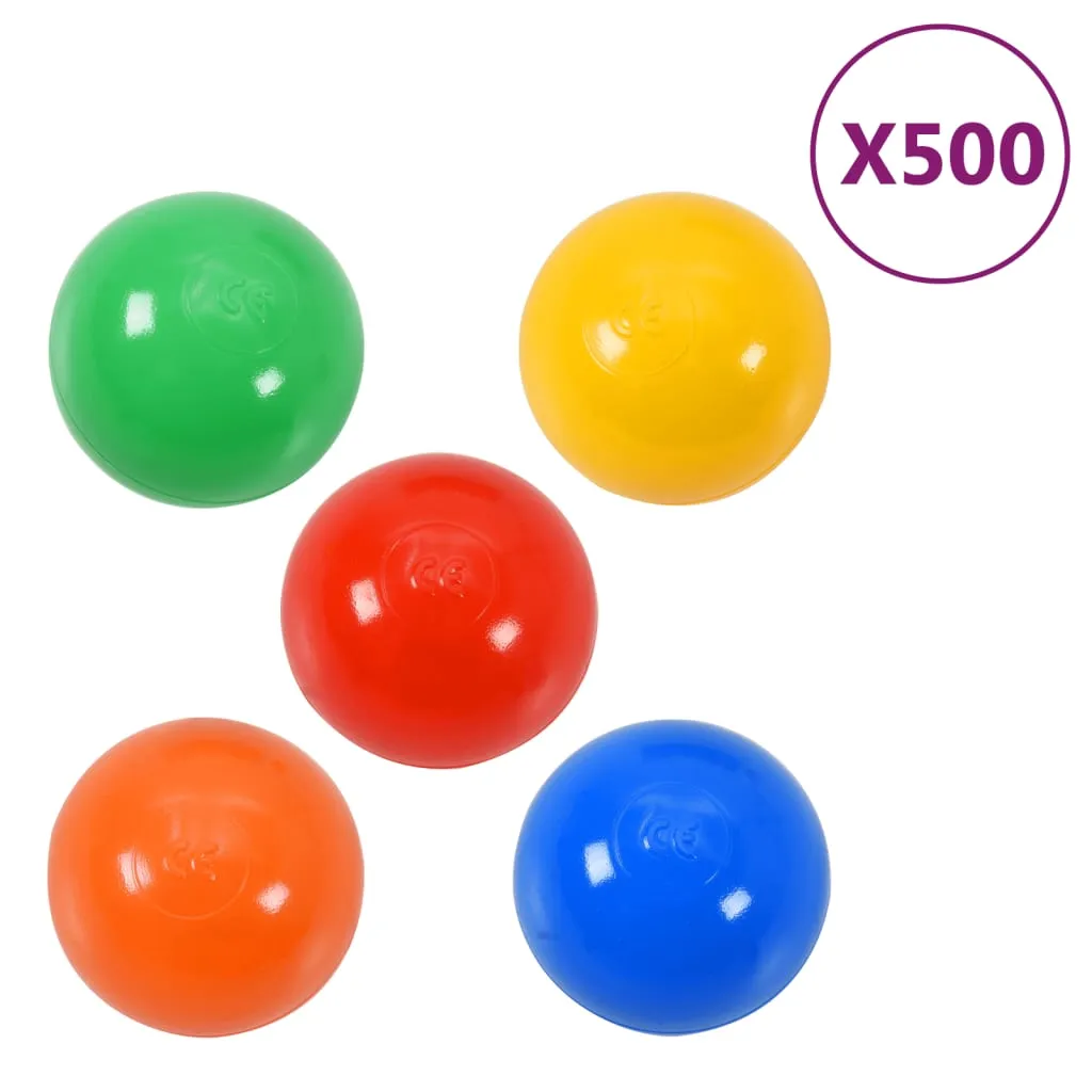 vidaXL Multicolour Play Balls - 500 pcs | Safe & Fun for Kids