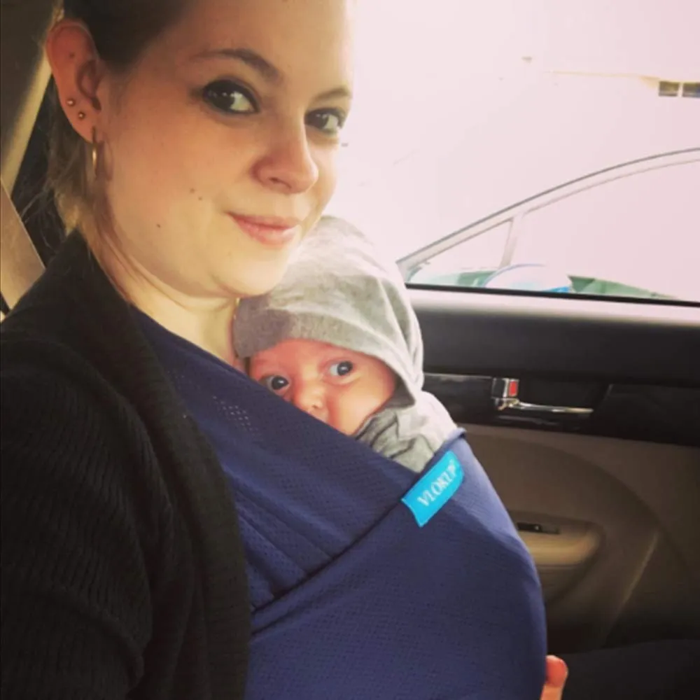 Vlokup Baby Wrap Water Sling Carrier Gray