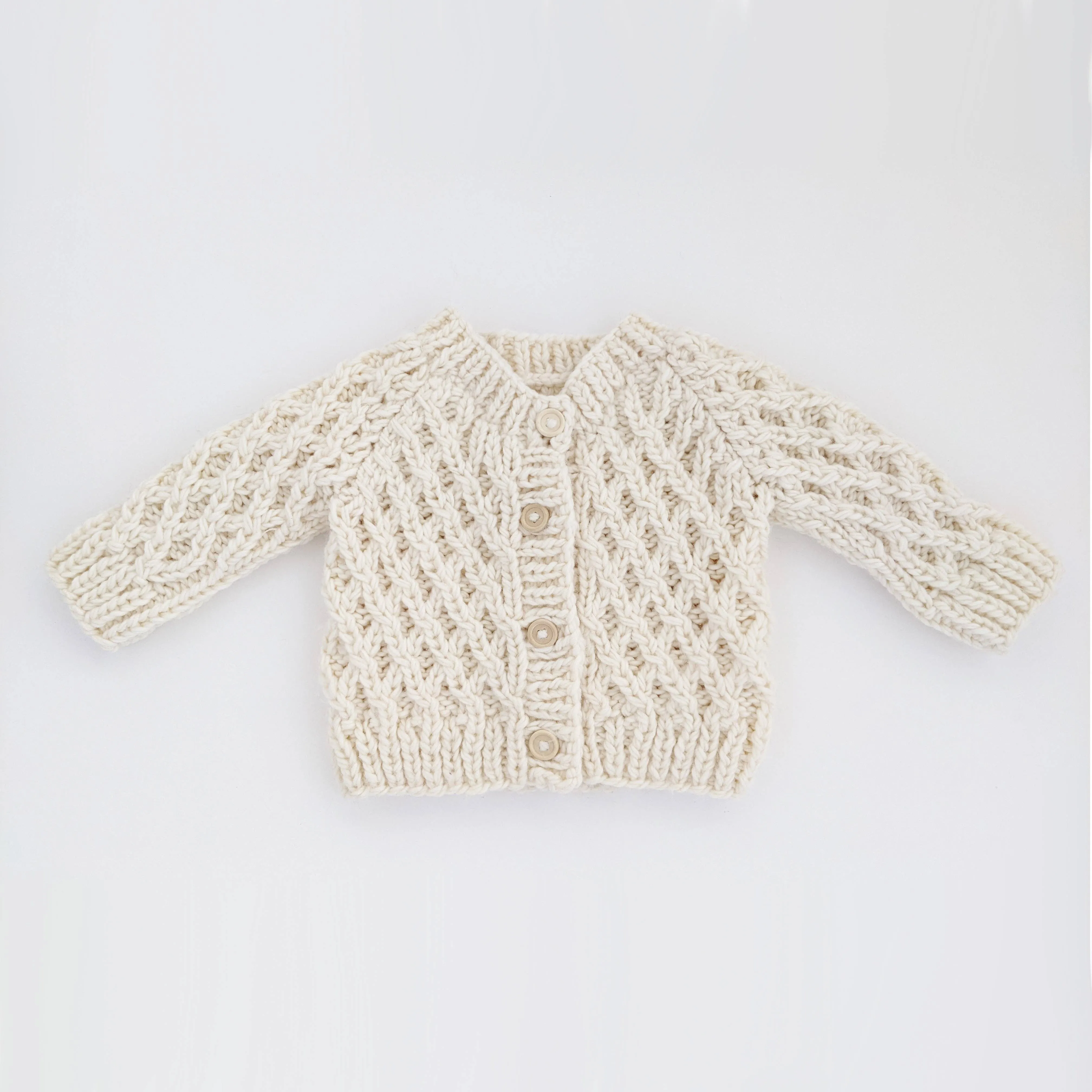 Waffle Cardigan Sweater -huggalug