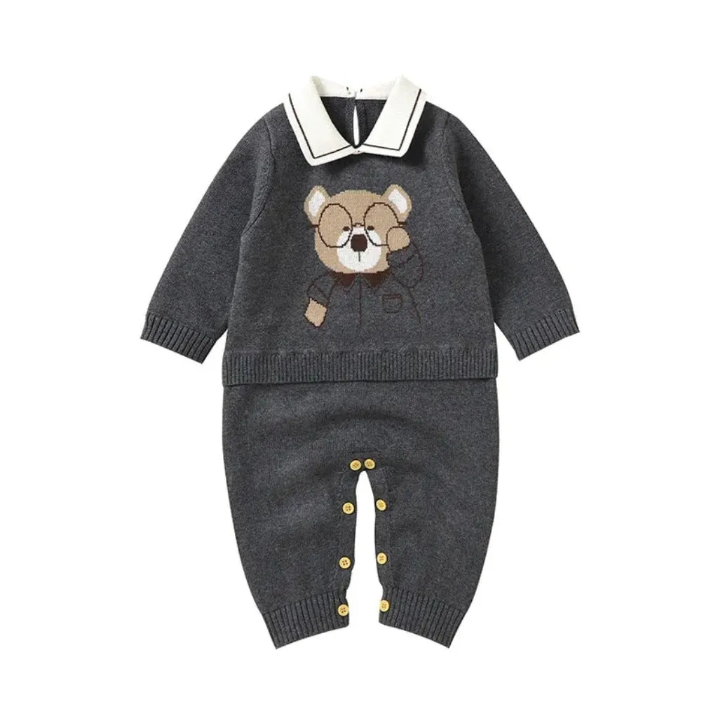 Warm Teddy Bear Romper