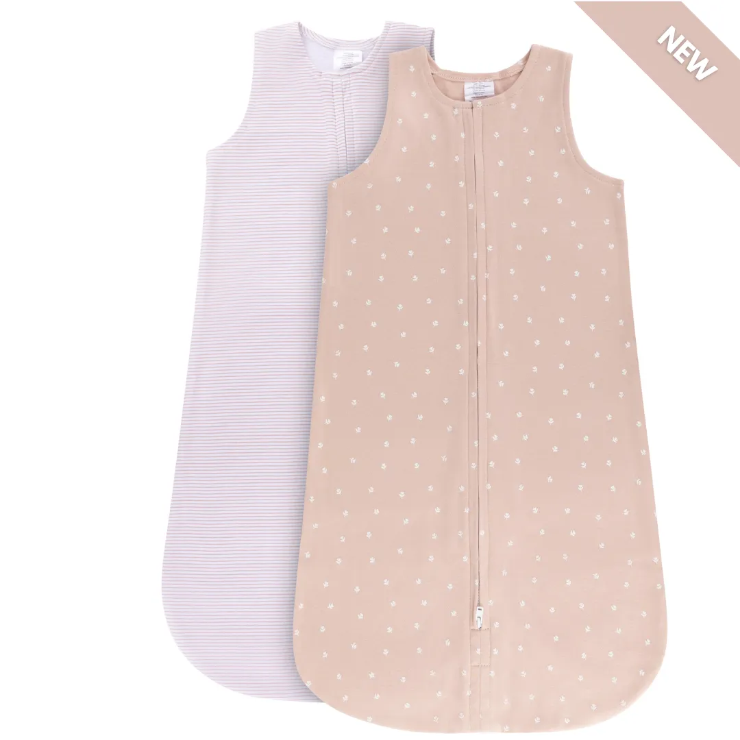 Wearable Blanket | Baby Sleep Bag - Tulip & Stripes